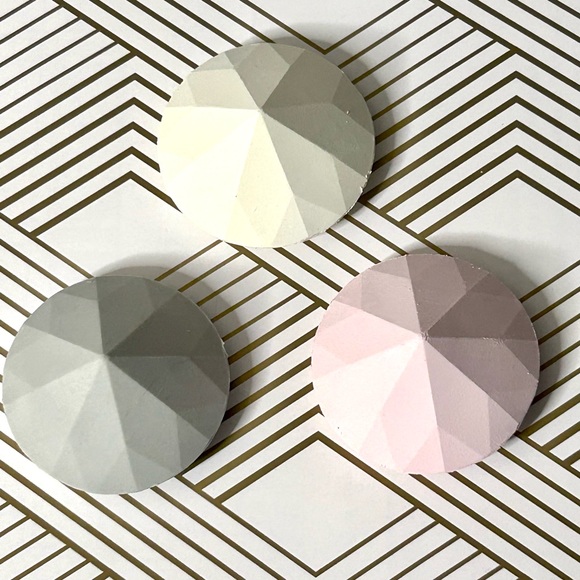 Kate Spade Giant Gem Faceted Diamond Inspired Eraser Gift Set of 3 | NEW IN BOX - Picture 8 of 17